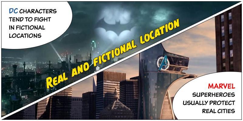Real and fictional location